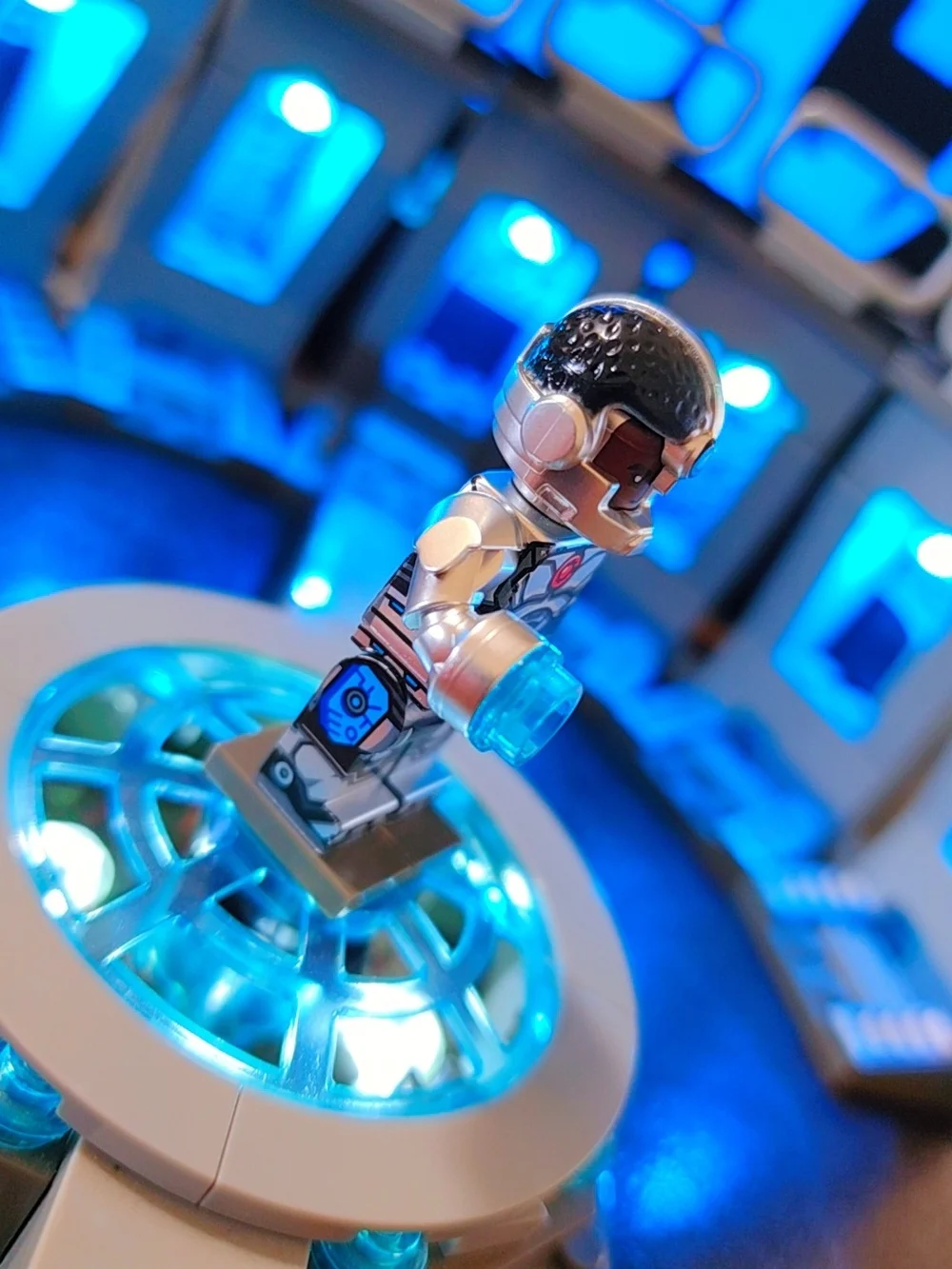 Cyborg Minifigure Lego Compatible